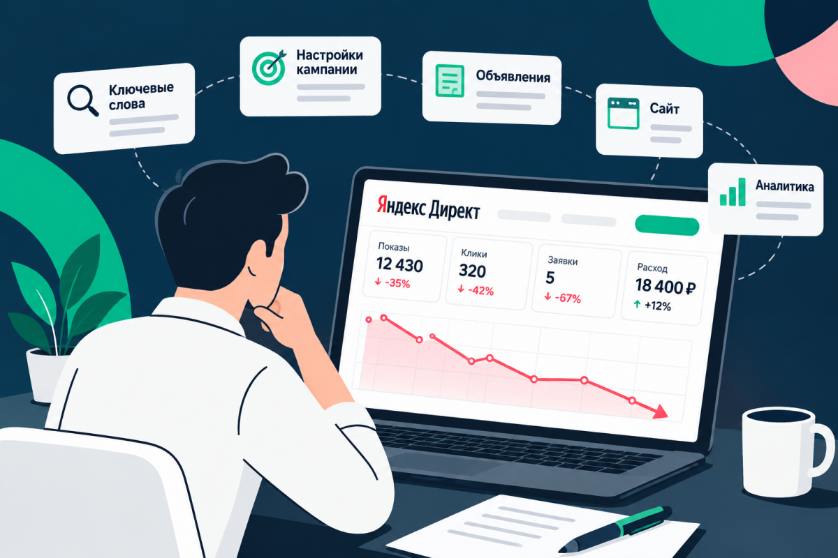 Почему не работает реклама в Яндекс Директ: основные ошибки и способы их исправить